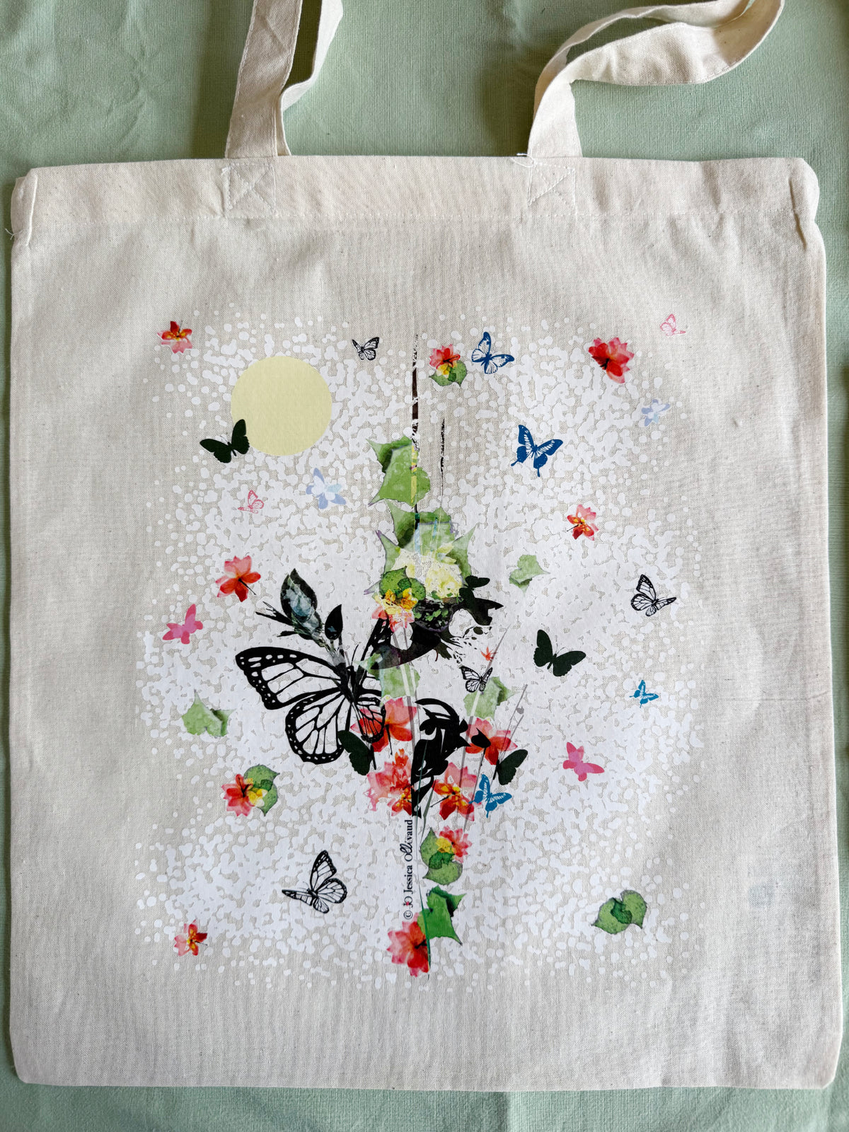 Tote bag Papillons – collection « éclats de nature »