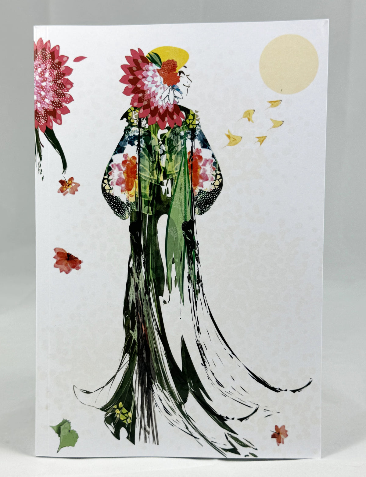 Cahier Kimono vert – collection « éclats de nature »