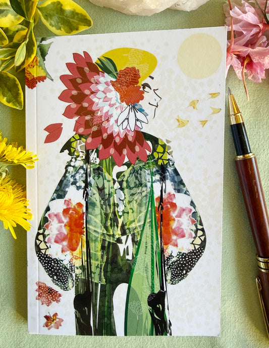 Carnet Kimono vert – collection « éclats de nature »