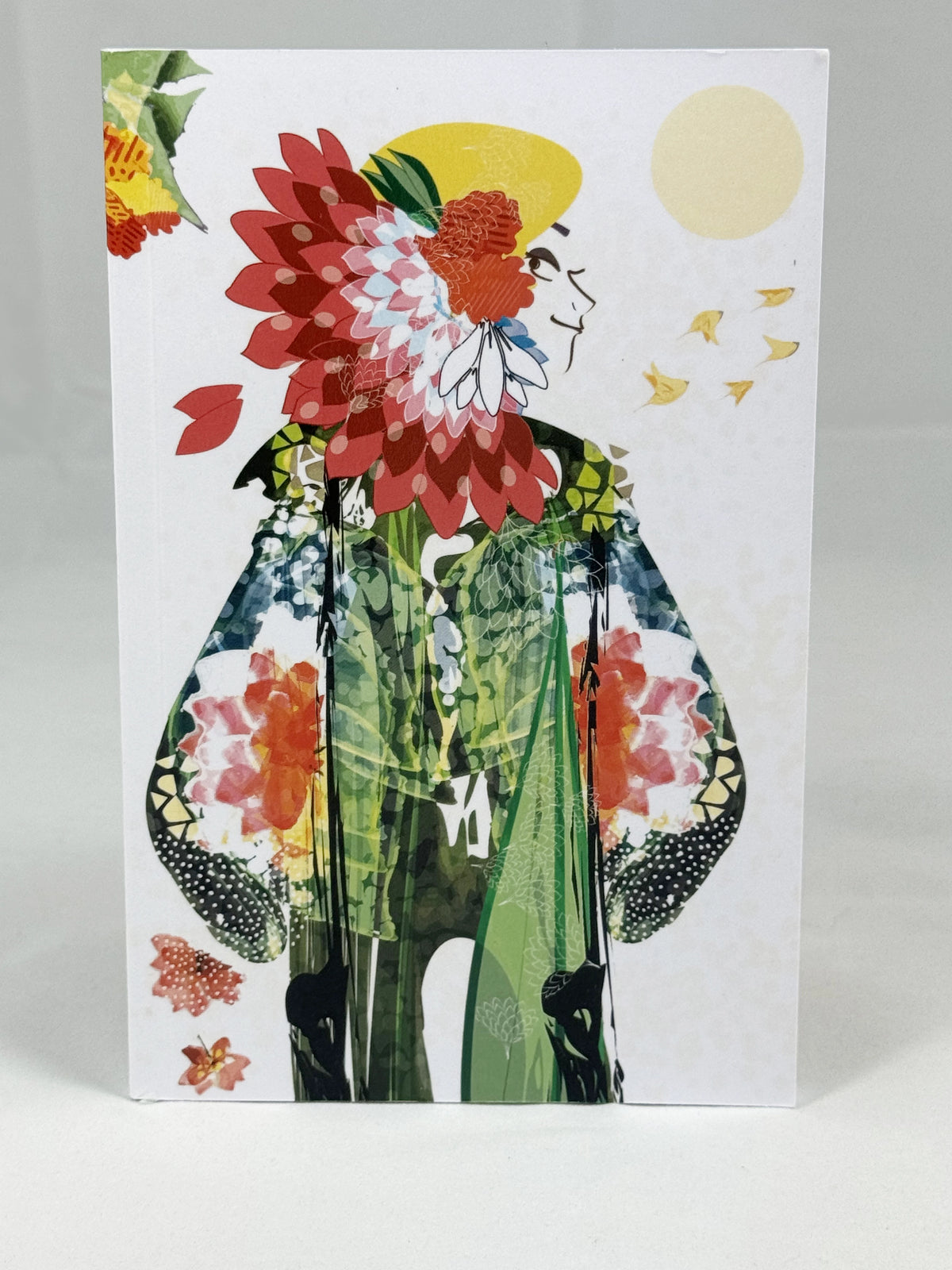 Carnet Kimono vert – collection « éclats de nature »