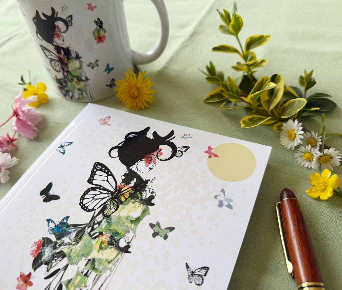 Cahier relié Papillons – collection « éclats de nature »