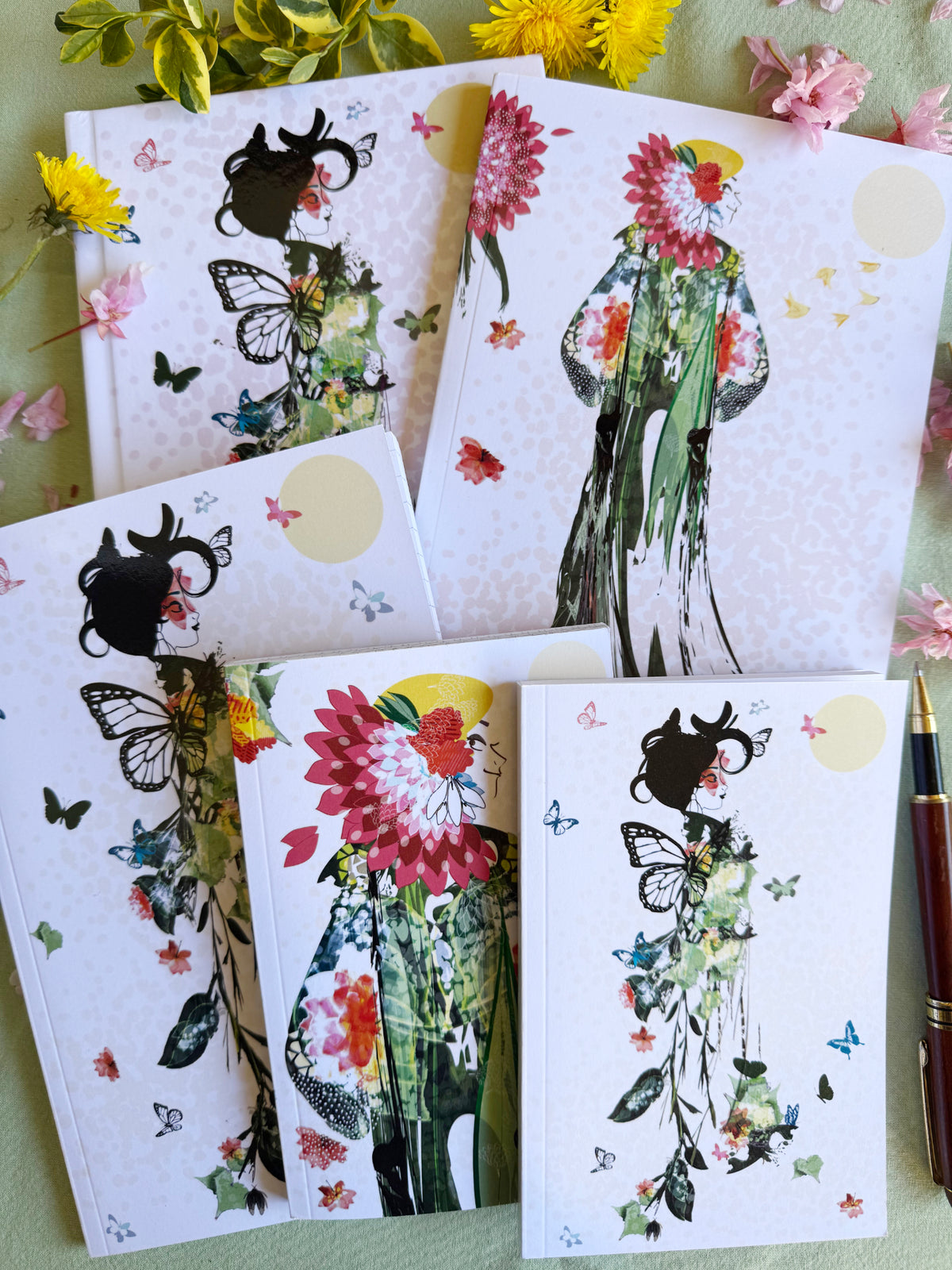Cahier relié Papillons – collection « éclats de nature »
