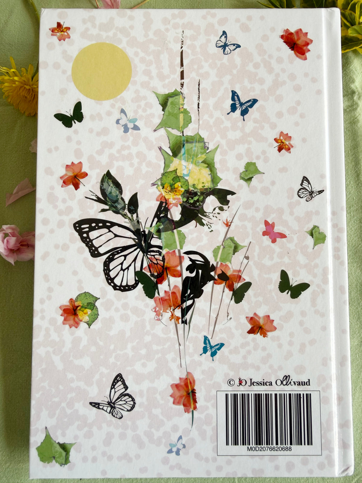 Cahier relié Papillons – collection « éclats de nature »