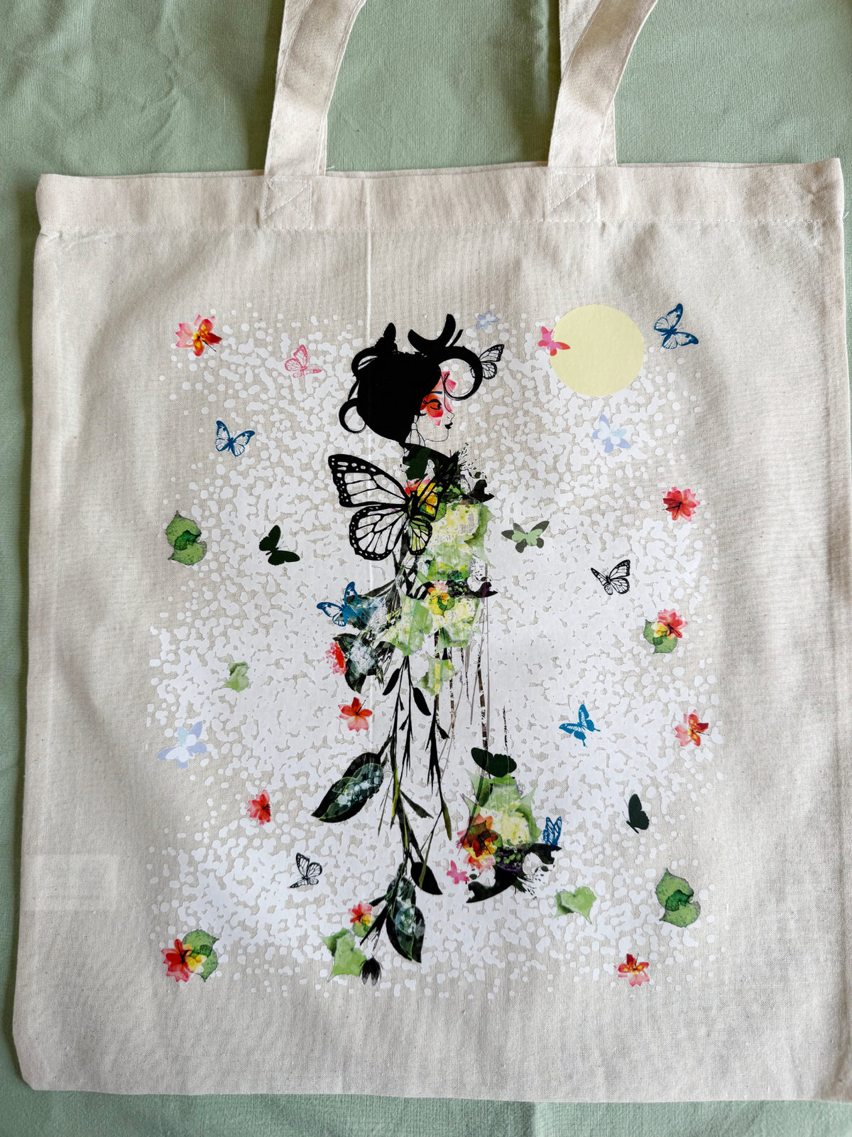 Tote bag Papillons – collection « éclats de nature »